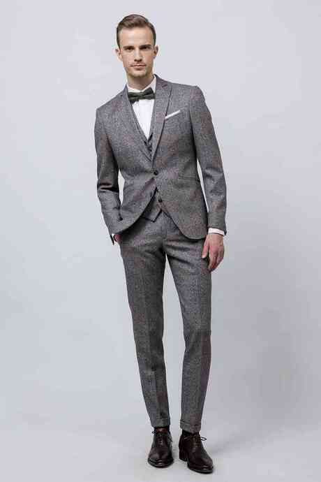 Costume mariage gris anthracite