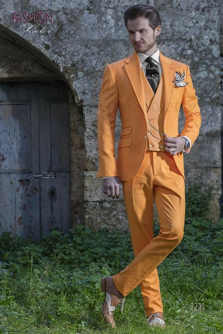 Costume mariage jaune