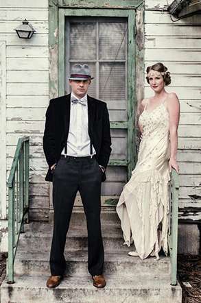 Costume retro mariage