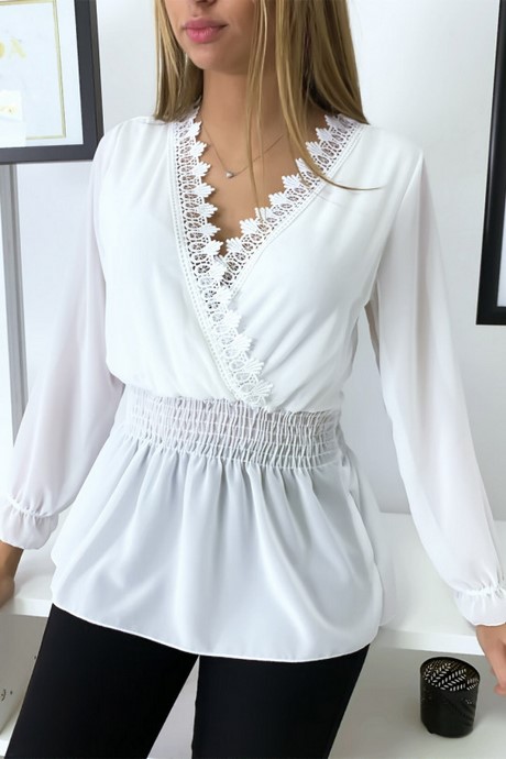 Robe blouse blanche