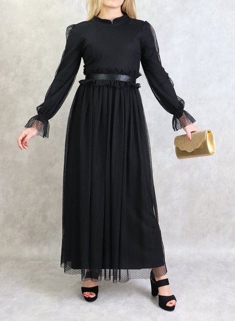 Robe de soirée pour femme noire