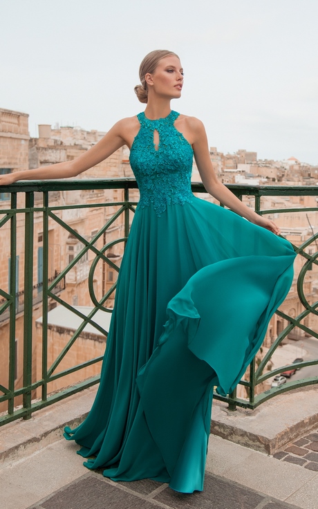 Robe été bleu turquoise