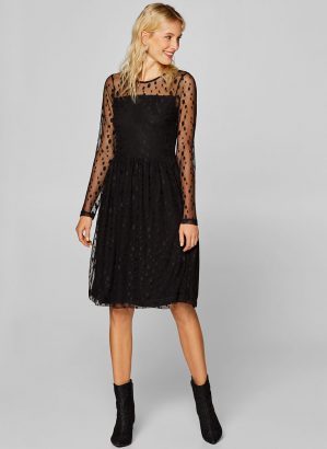 Robe noir pour les fetes