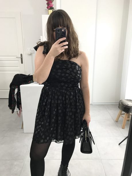 Robe noire h&m