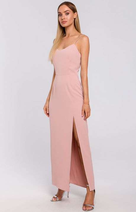 Robe soire rose