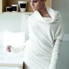 Robe laine blanche