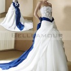 Robe de mariée bleu