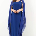 Robe longue bleu royal