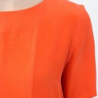 Robe orange droite